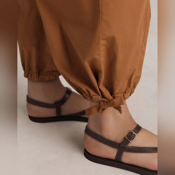 Pilcro Anthropologie Women's Tactical Utility Pants, Multiple Pockets, Brown - Picture 4 of 16